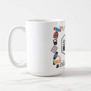 stay healthy motivational design  coffee mug