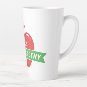 Stay Healthy Red Apple Latte Mug