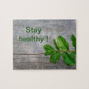 Stay healthy with green Herbs Jigsaw Puzzle