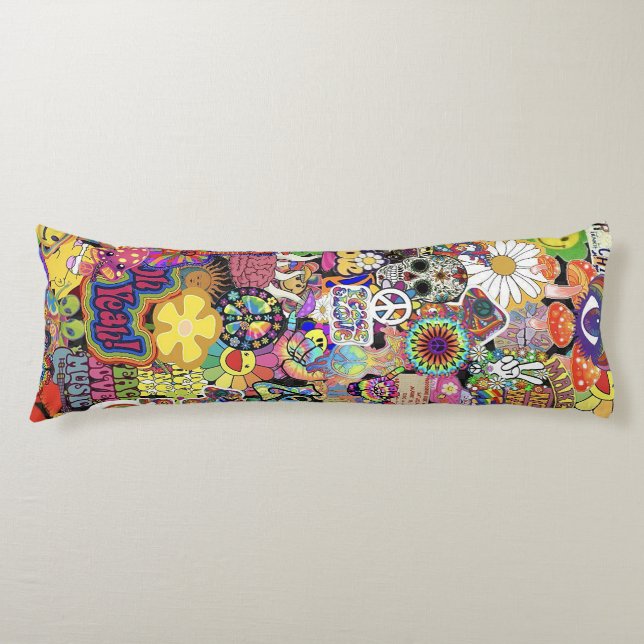 Stay Hippie Body Cushion (Front)