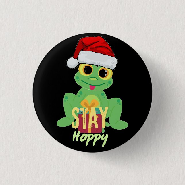 Stay Hoppy 3 Cm Round Badge (Front)