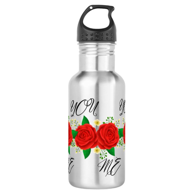 Stay Hydrated in Style with Custom Water Bottle (Front)