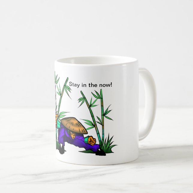 Stay in the now! coffee mug (Front Right)