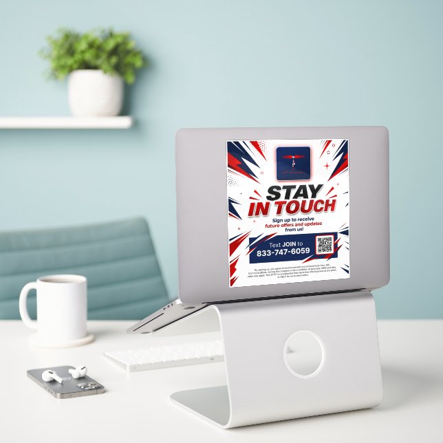 Stay in Touch (Laptop On Desk)