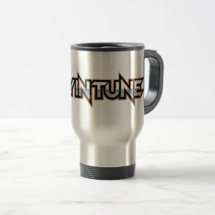Stay in Tune - text Travel Mug