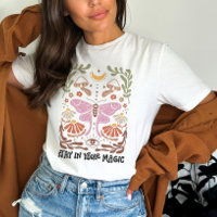 Stay in your Magic Boho Floral Inspiration Quote
