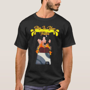 Stay In Your Toaster Humour Graphic T-Shirt