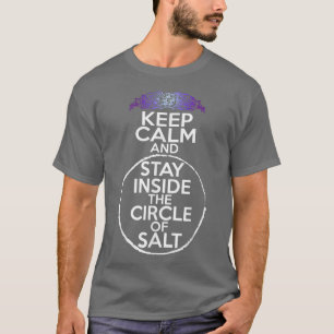 Stay Inside The Circle T for Wiccans Witches Paga T-Shirt