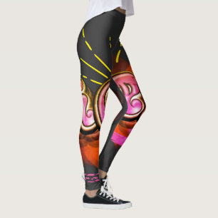 Stay Inspired Graffiti HOPE Graphic Leggings