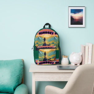 Stay Inspired – Motivational & Uplifting Designs Printed Backpack