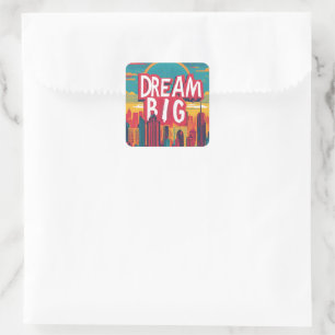 Stay Inspired – Motivational & Uplifting Designs Square Sticker