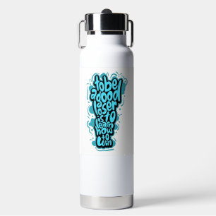Stay Inspired Water Bottle – Colourful Motivationa