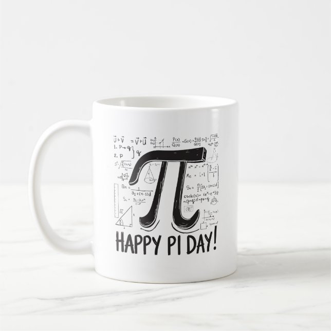 Stay Irrational" Pi Mug – The Perfect Math Lover’s (Left)