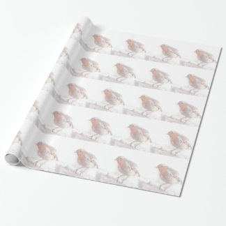 Stay, little cheerful Robin! Wrapping Paper