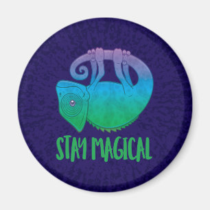 Stay Magical Levitating Chameleon Magnet