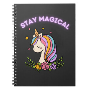 Stay Magical Unicorn Notebook