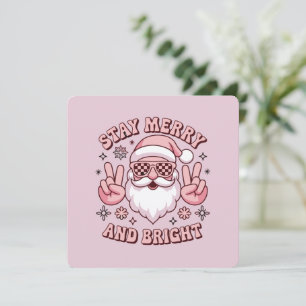 Stay Merry And Bright Christmas Ugly Xmas Holiday Card