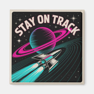 Stay On Track Magnet