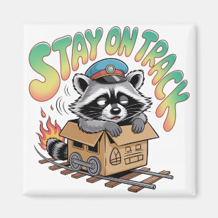 Stay On Track Magnet