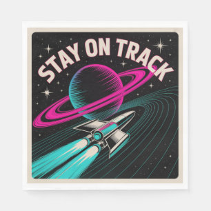 Stay On Track Napkin