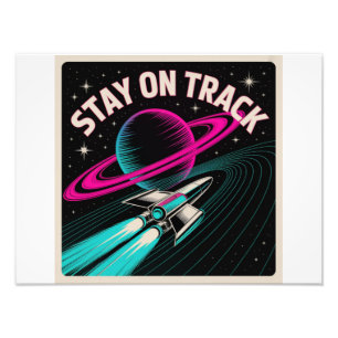 Stay On Track Photo Print