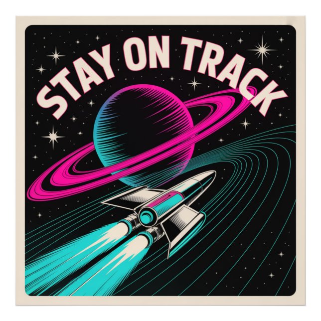 Stay On Track Photo Print (Front)