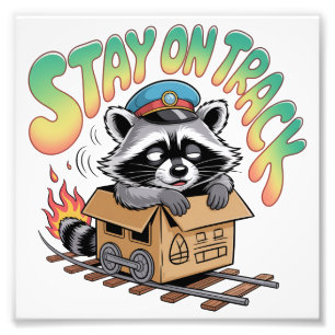 Stay On Track Photo Print
