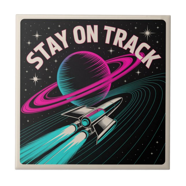 Stay On Track Tile (Front)