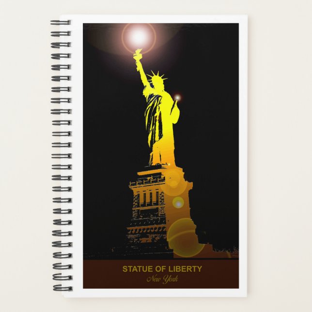 Stay Organised: Statue of Liberty Travel Planner (Front)