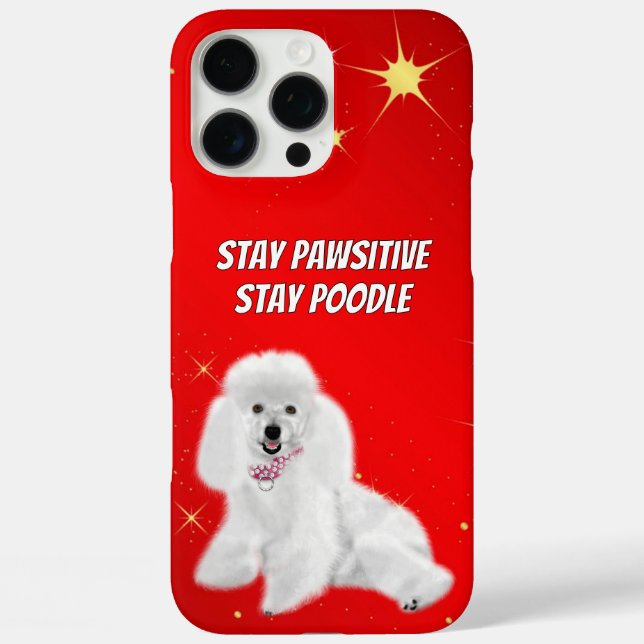 Stay Pawsitive Case-Mate iPhone Case (Back)