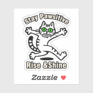 Stay Pawsitive Cat