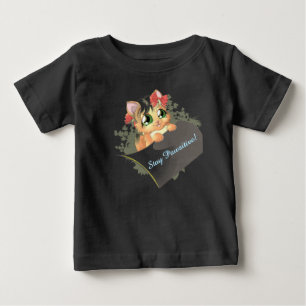 Stay Pawsitive Cat Kids T-Shirt
