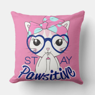 Stay Pawsitive Cushion