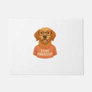 Stay Pawsitive Doormat