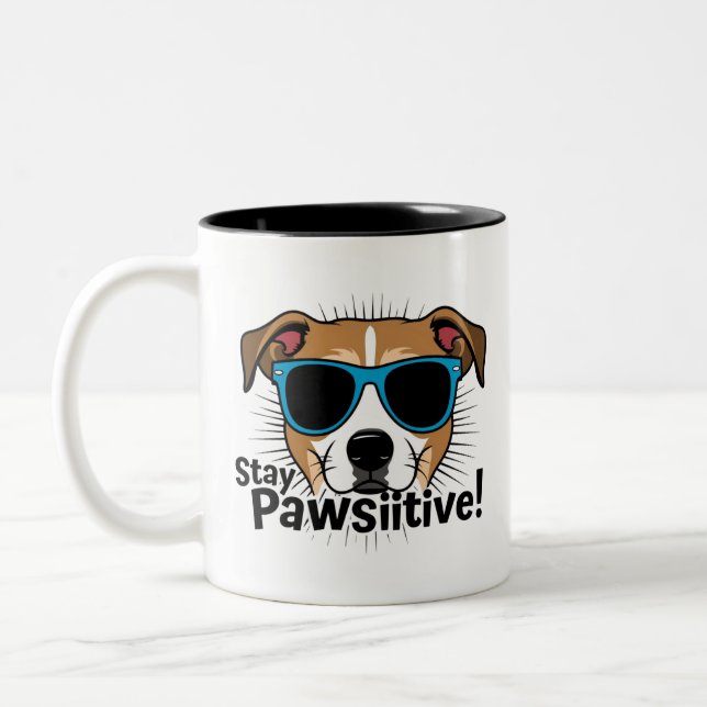 Stay Pawsitive Mug (Left)