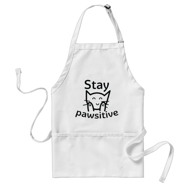 Stay Pawsitive Standard Apron (Front)