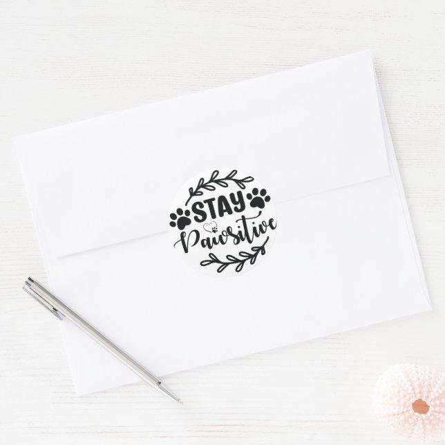 stay pawsitive sticker (Envelope)