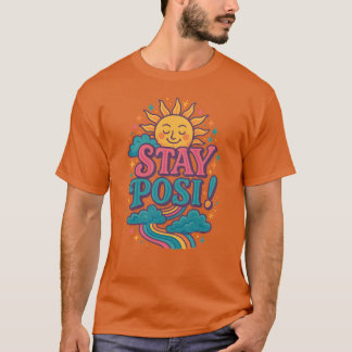 Stay Posi! Cute Sun Tee