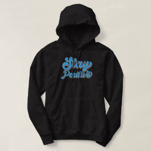 STAY POSITIVE 70's typography retro design Hoodie