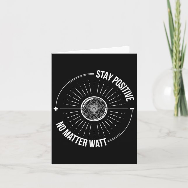 Stay Positive  Card (Front)