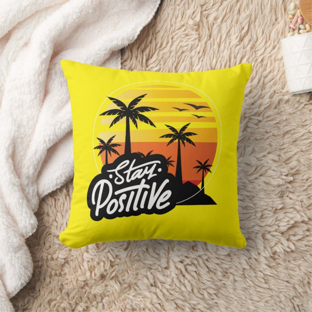 Stay Positive Cushion (Blanket)