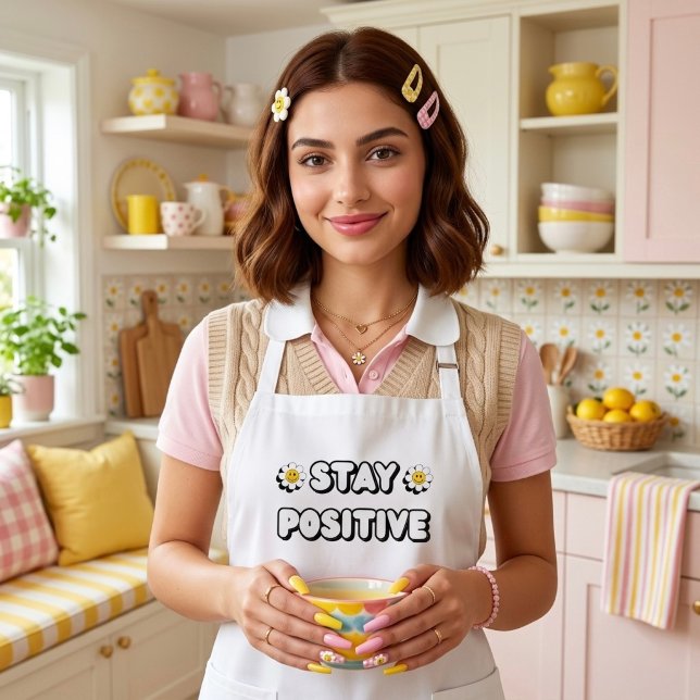 Stay Positive Long Apron (Creator Uploaded)