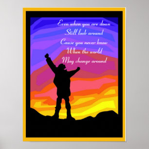 Stay positive posters