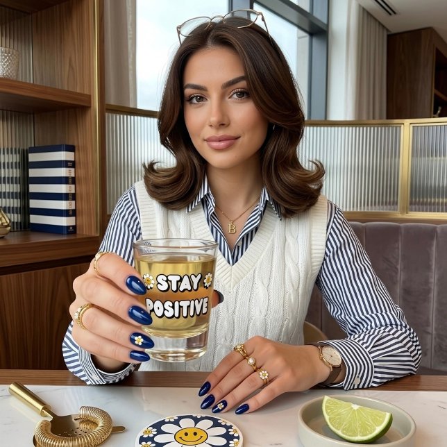 Stay Positive Shot Glass (Creator Uploaded)