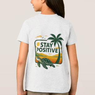 Stay Positive Tide Hoodie Tri-Blend Shirt