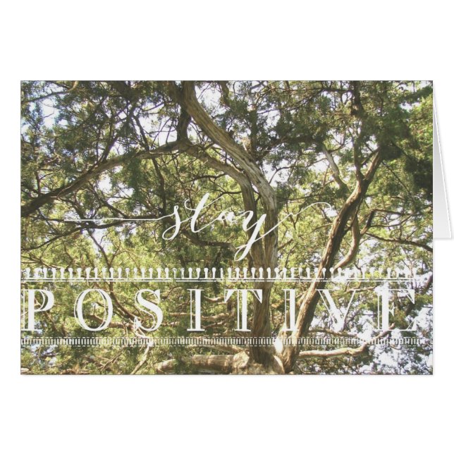 Stay Positive Tree (Front Horizontal)