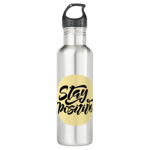 Stay Positive Yellow 710 Ml Water Bottle