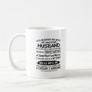 Stay Protected with Your Warrior Husband Coffee Mug