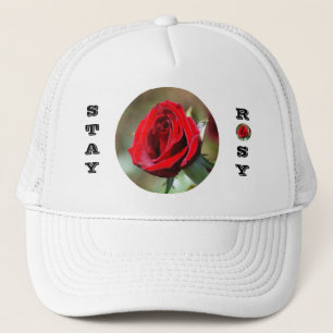 Stay Rosy Red Rose Hat