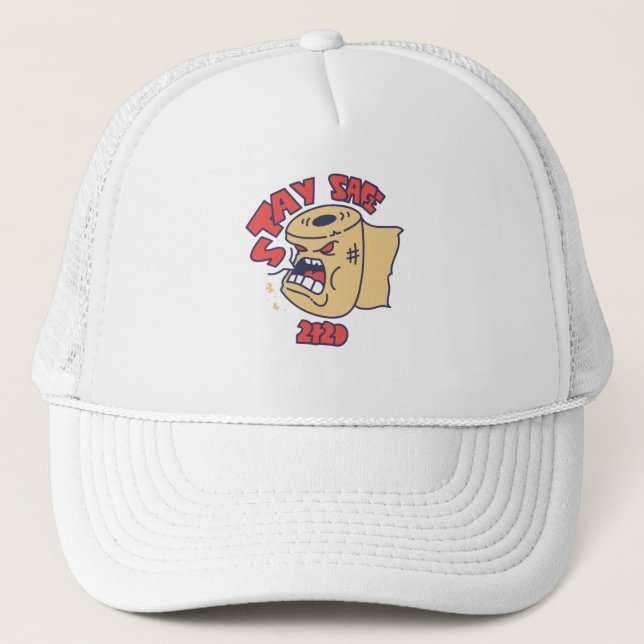 Stay Safe 2020 Trucker Hat (Front)